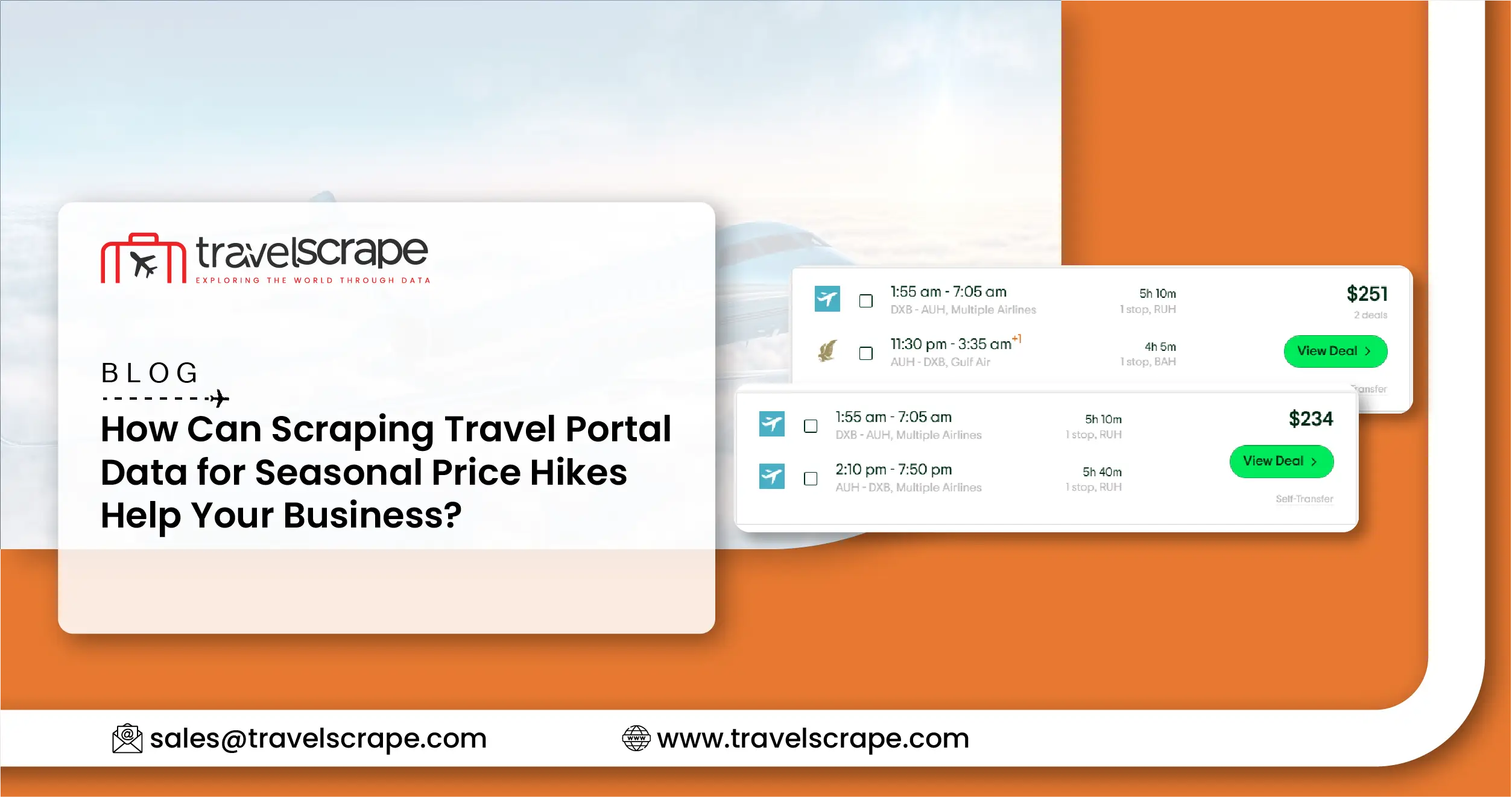    How Can Scraping Travel Portal Data for Seasonal Price Hikes Help Your Business?